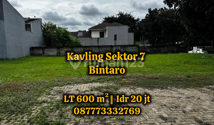 Quick Sale Teuku Umar Bintaro Sector 7 Plot Quick Sale Teuku Umar Bintaro Sector 7 Plot