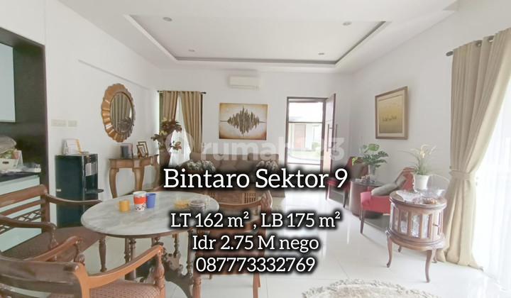 Rumah Modern Siap Huni Rapi Sektor 9 Bintaro Daerah Mertilang Kucica 1