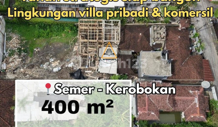 Tanah Strategis Lingkungan Villa di Semer - Kerobokan