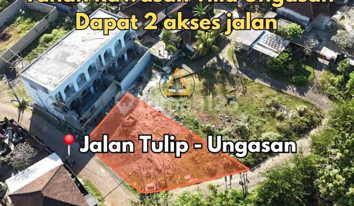 Tanah Lingkungan Villa Villa di Ungasan Posisi Hook
