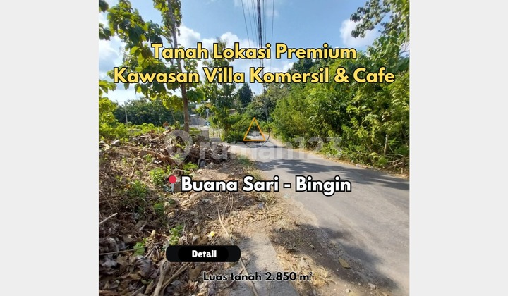 Tanah Langka Premium Berlokasi di Buana Sari Bingin Uluwatu