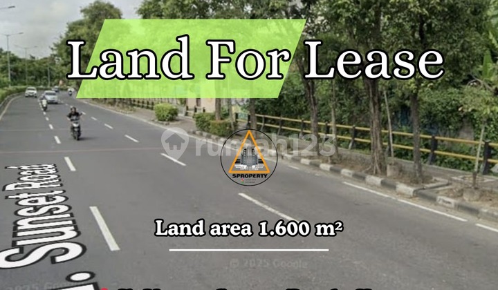 Land for Rent on Sunset Road Location in Front of Bebek Timbungan
