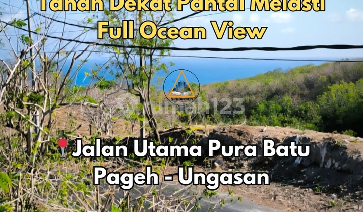 LAND NEAR MELASTI BEACH WITH FULL OCEAN VIEW