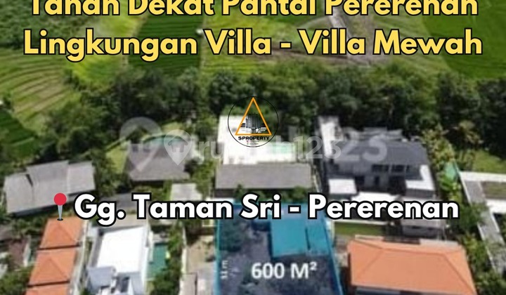 LAND IN A VILLA ENVIRONMENT NEAR PERERENAN BEACH