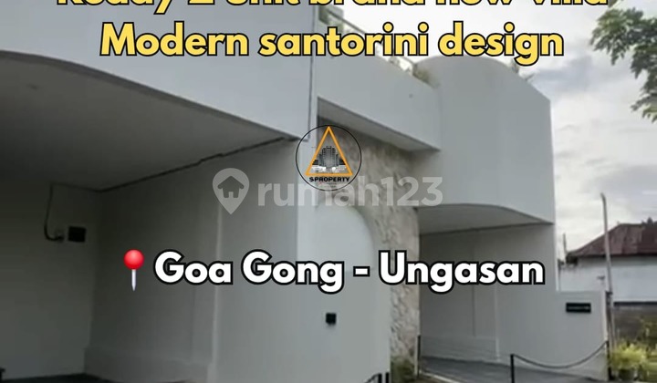 2 Unit Modern Santorini Design Villa Location In Goa Gong Ungasan