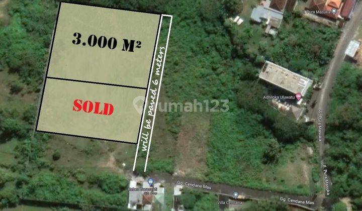 Land for sale in Full Sea View Villa area in Ungasan 2