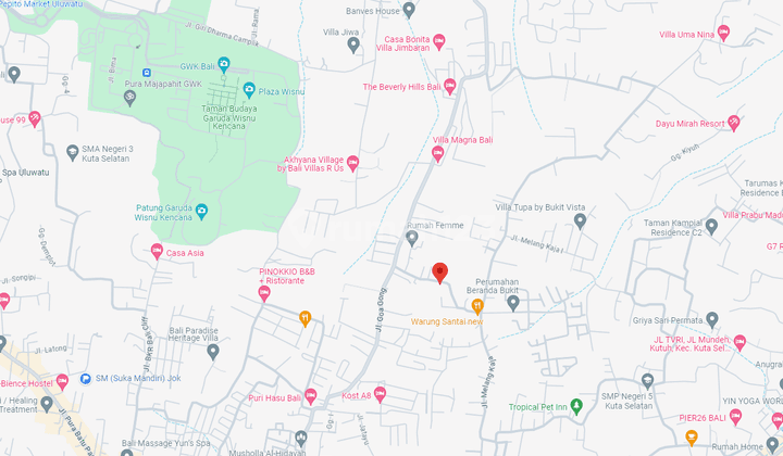 Dijual Tanah Murah di Jalan Utama Beranda Bukit Ungasan 2