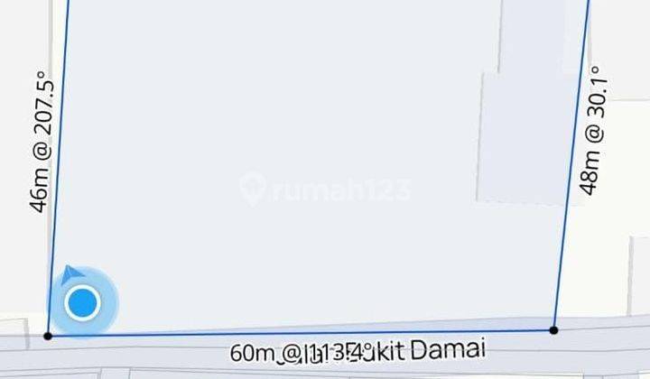 Premium land for sale in Jalan Bukit Damai Jimbaran 2