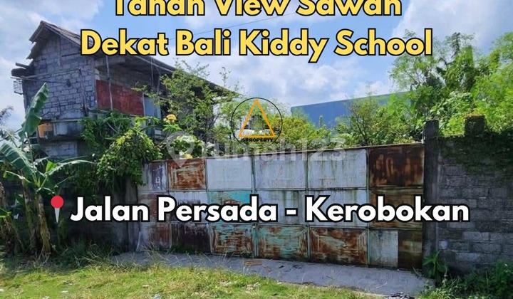 TANAH VIEW SAWAH BERLOKASI DI JALAN PERSADA - KEROBOKAN