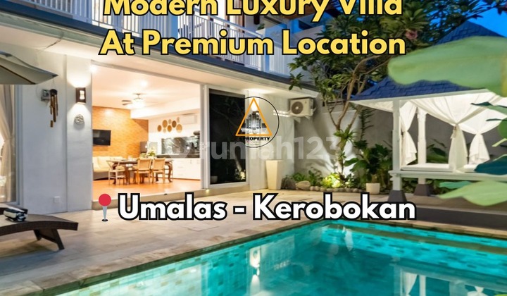 FOR SALE MODERN LUXURY VILLA IN UMALAS KEROBOKAN - BALI