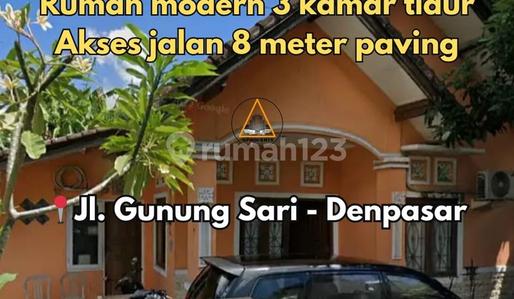 Rumah Modern Lokasi Strategis Akses Jalan 8 Meter di Denpasar
