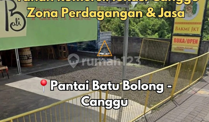 Tanah Komersil Lokasi Premium Jalan Utama Pantai Batu Bolong Tanah Komersil Lokasi Premium Jalan Utama Pantai Batu Bolong