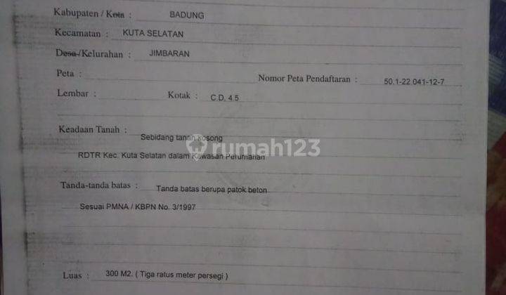 Cheap Land for Sale in Mecutan 7 Jimbaran 2