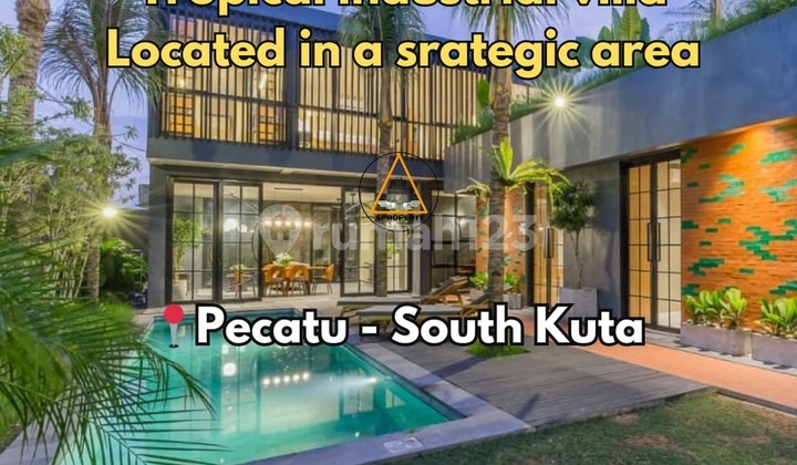 Villa Bergaya Tropical Industrial Pecatu Dekat Nourish Pecatu