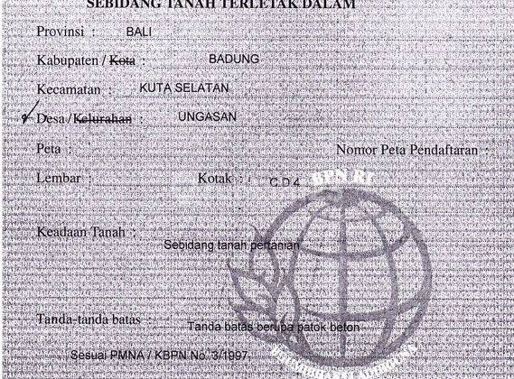 Dijual Tanah Lokasi Dekat Pantai Melasti di Jalan Tunjung Ungasan 2