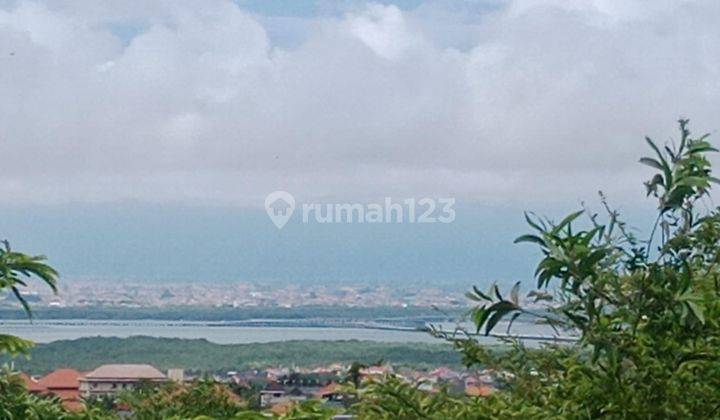 Land for Sale with City and Mountain View on Jalan Bingin Sari Jimbaran 1