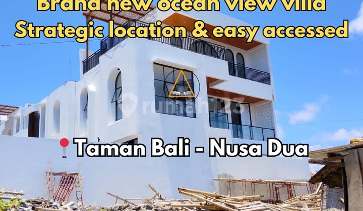Brand New Ocean View Villa In Nusa Dua Near Toll Road
