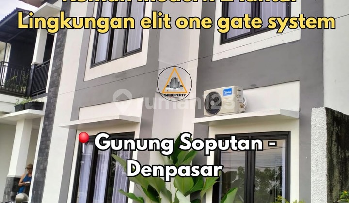 Rumah Modern 2 Lantai Lingkungan Elit One Gate System
