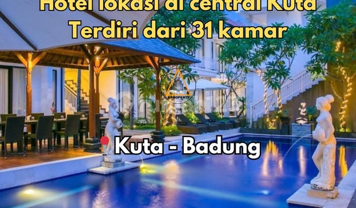 Hotel Harga Tanah Lokasi Strategis di Central Kuta Bali