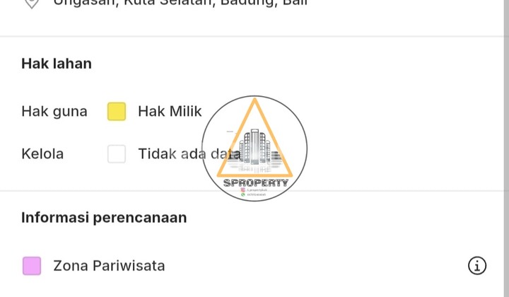 FOR RENT LAND IN UNGASAN TOURISM ZONE