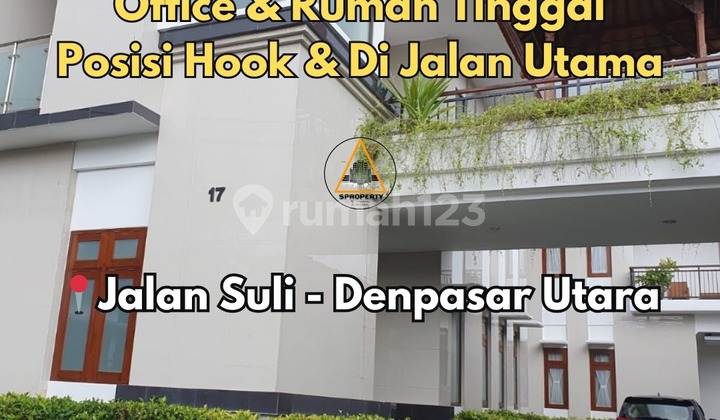Residential House & Office for Sale Located on Suli Street Denpasar