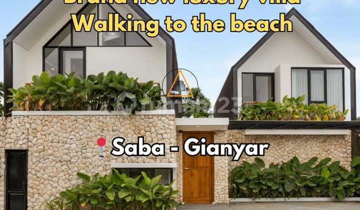 Brand New Luxury Villa Walking To The Beach In Saba Gianyar