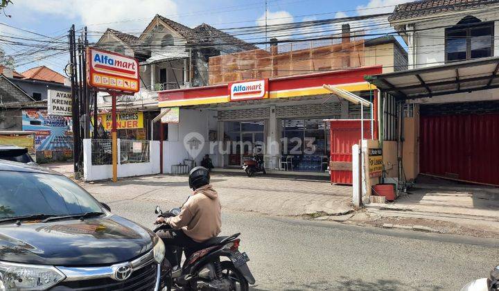 Dijual Tanah Murah Sudah Berisi Bangunan Alfa Mart di Denpasar 1