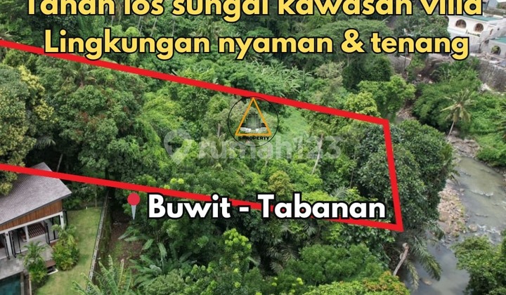 Riverside Land in Villa Area with Natural Beauty in Tabanan Riverside Land in Villa Area with Natural Beauty in Tabanan