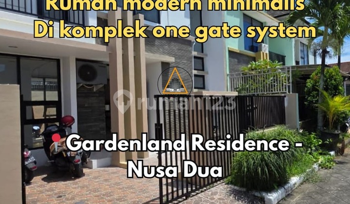 Rumah Modern Minimalis di Gardenland Residence Nusa Dua Bali Rumah Modern Minimalis di Gardenland Residence Nusa Dua Bali
