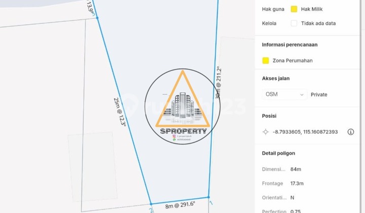 Strategic Land in Villa Environment at Bukit Damai Jimbaran Strategic Land in Villa Environment at Bukit Damai Jimbaran