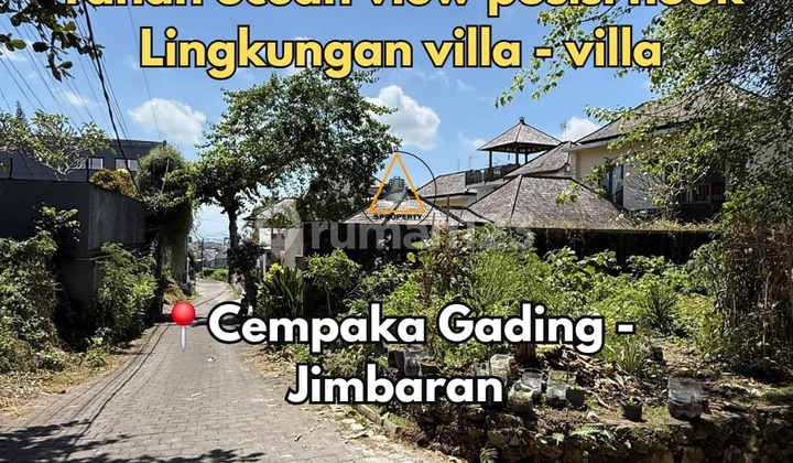 Ocean View Hook Land on Cempaka Gading Street, Jimbaran