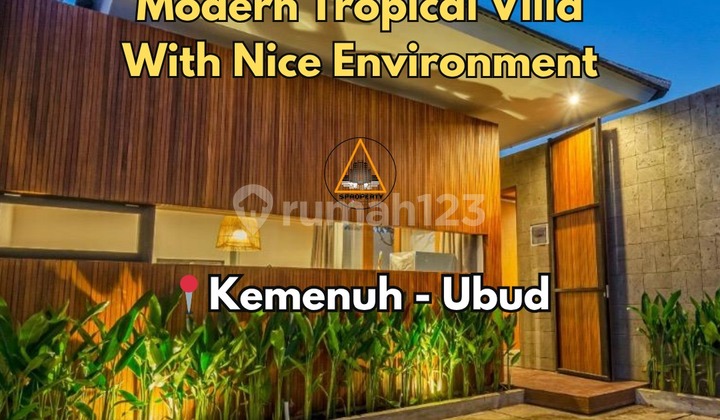 MODERN TROPICAL VILLA WITH NICE ENVIRONMENT IN KEMENUH UBUD