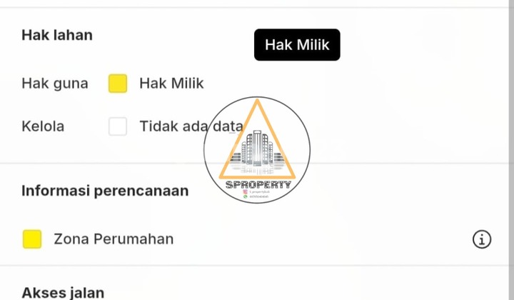 Land for Rent at Jimbaran Puri Gading Location