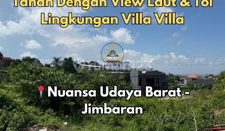 LAND WITH SEA AND HIGHWAY VIEW STRATEGIC LOCATION UDAYANA NUANCE JIMBARAN