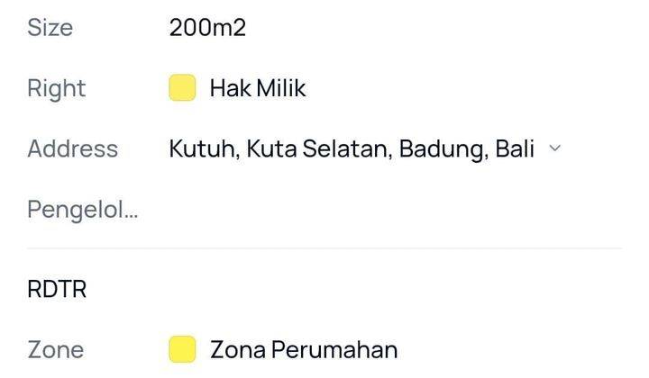 Dijual Tanah Luasan Langka Lingkungan Villa di Ungasan 2