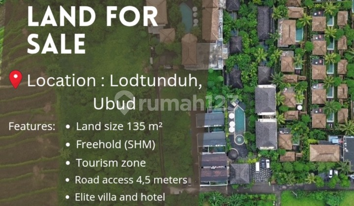Exclusive Small Plot for Sale in Lodtunduh, Ubud