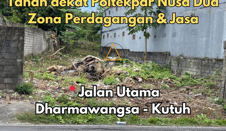 Tanah Dekat Poltekpar Nusa Dua Lokasi di Jalan Utama Dharmawangsa