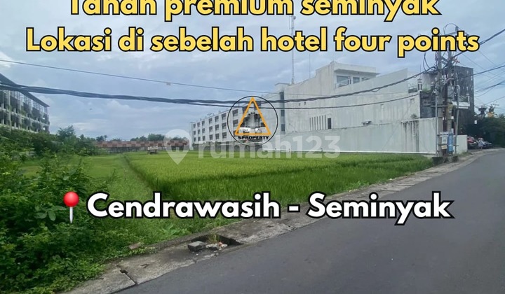 Premium Land Location in Seminyak on Cendrawasih Main Road