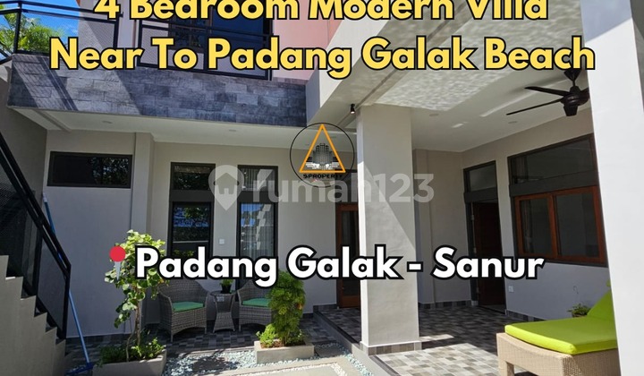 4 BEDROOMS MODERN VILLA IN PADANG GALAK BEACH - SANUR
