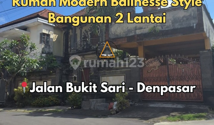 RUMAH 2 LANTAI DESIGN BALINESSE LOKASI JALAN BUKIT SARI DENPASAR