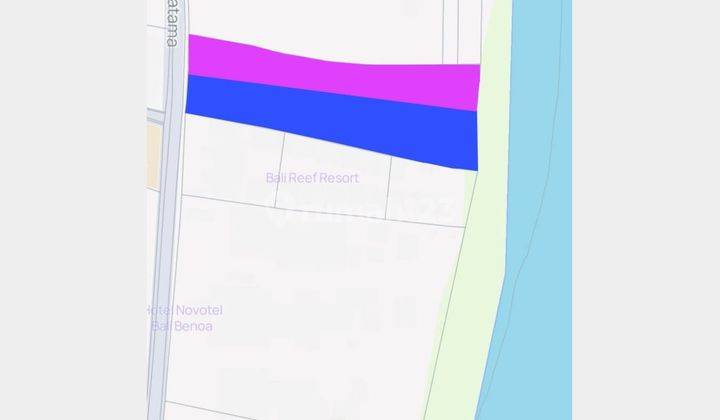 Beach front land for sale with beautiful views in Tanjung Benoa 2