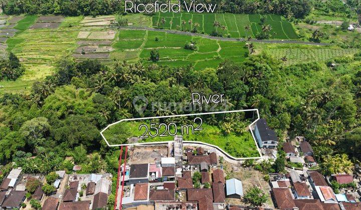 Land for Sale with Valley View in Bitera Ubud Gianyar 2