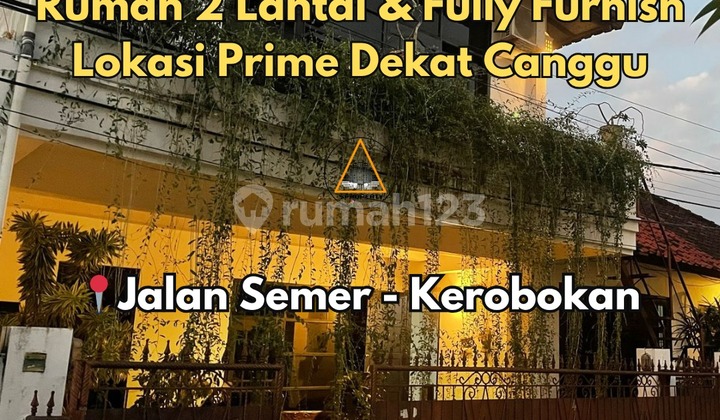 DIJUAL RUMAH LOKASI JALAN SEMER KEROBOKAN DEKAT DENGAN CANGGU