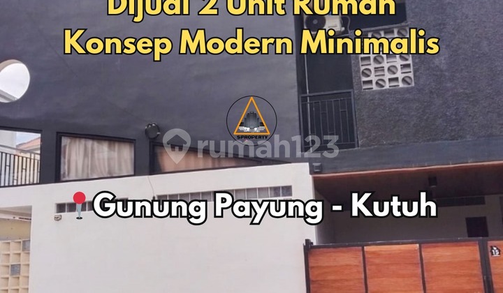 2 UNIT RUMAH MODERN MINIMALIS DI GUNUNG PAYUNG - KUTUH