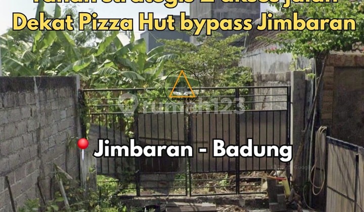 Tanah Strategis dengan Dua Akses Jalan Lokasi di Jimbaran