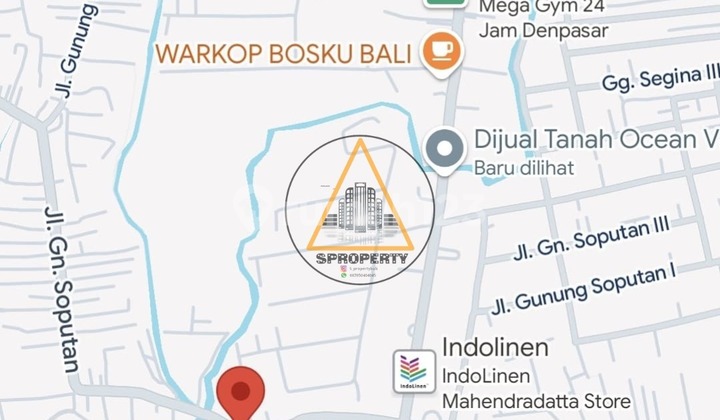 Tanah Dan Bangunan Rumah Lokasi di Jalan Utama Gunung Soputan 2