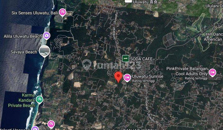 Dijual Tanah Full View Laut di Jalan Pura Masuka Ungasan 2