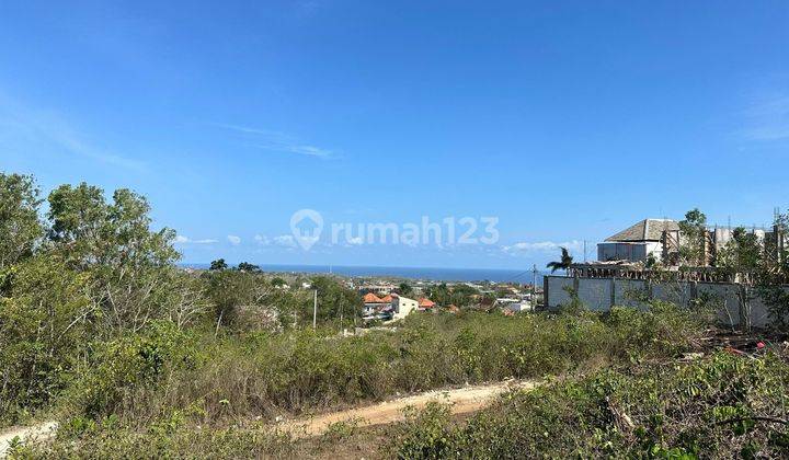 Land for Sale with Full Sea View on Jalan Pura Masuka Ungasan 1