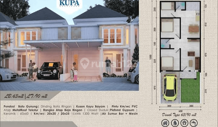 DIJUAL RUMAH BELAKANG BTP KUPA ROYAL PARK 8