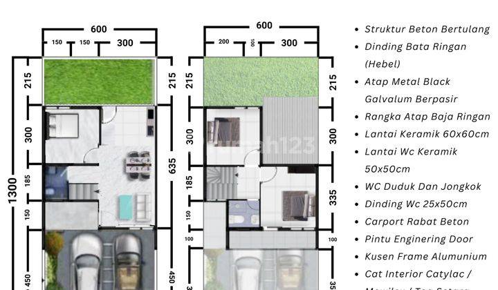 Rumah 2 Lantai Tengah  Kota Makassar Harga Terjangkau 2